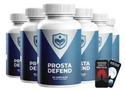Call-to-action section encouraging customers to order Prosta Defend supplement with 90-day money-back guarantee